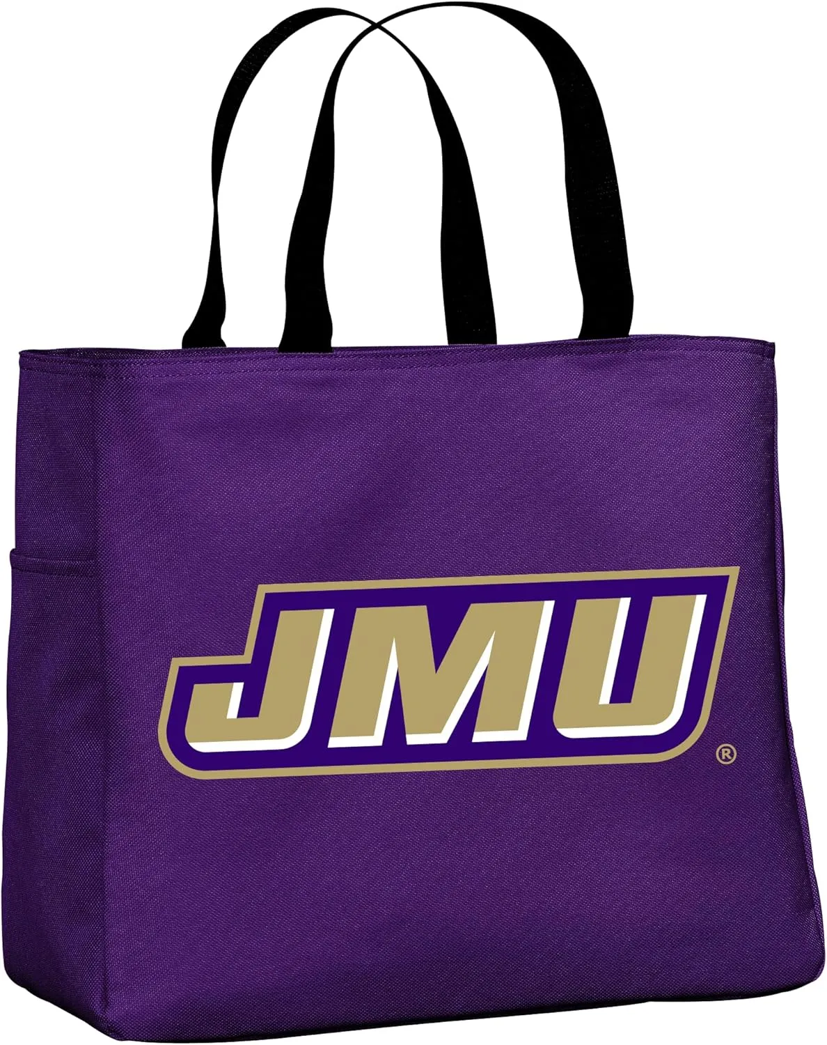 Sport Your Gear Officially Licensed NCAA Reusable Essential Tote Bag, 12" x 12" x 6.5" 600D Polyester Convas Tote Bag