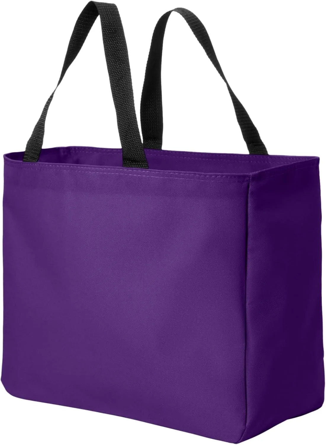 Sport Your Gear Officially Licensed NCAA Reusable Essential Tote Bag, 12" x 12" x 6.5" 600D Polyester Convas Tote Bag