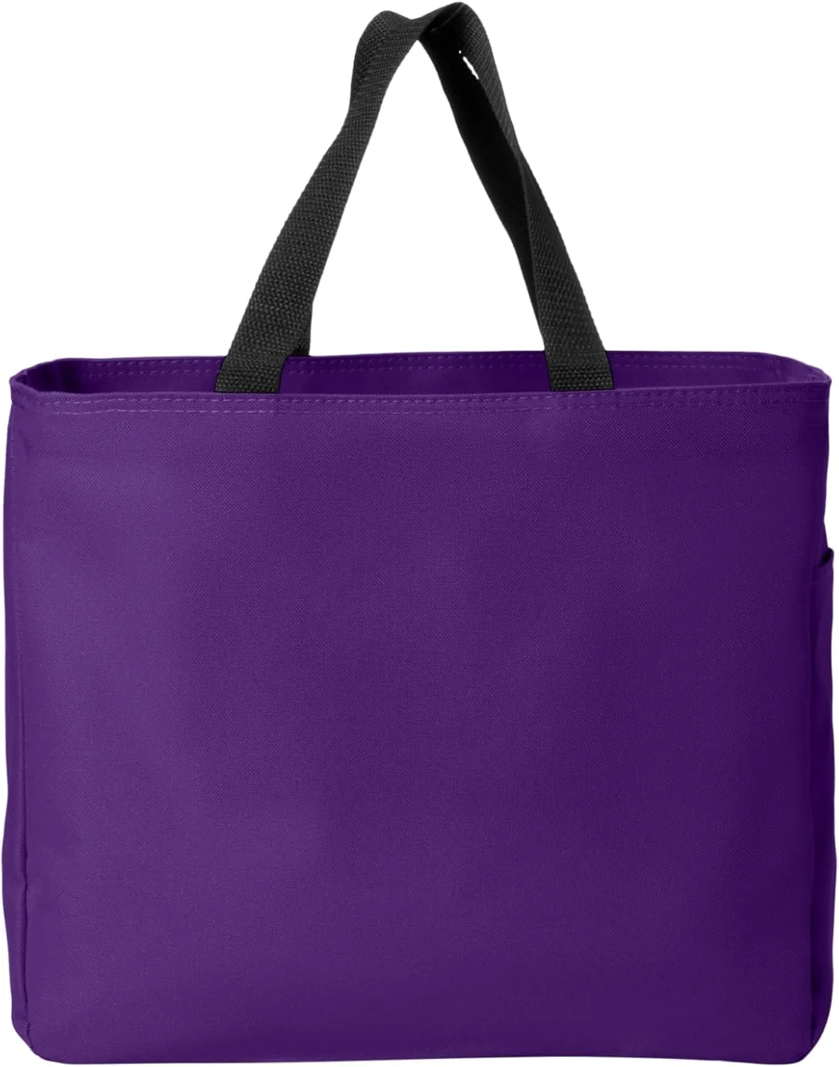 Sport Your Gear Officially Licensed NCAA Reusable Essential Tote Bag, 12" x 12" x 6.5" 600D Polyester Convas Tote Bag