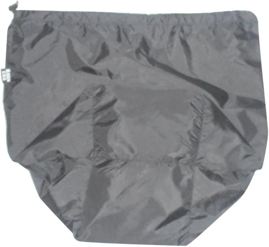 Stuff Sack, Medium Size Sleeping Bag Cover or Laundry Bag Made in USA. (Black)