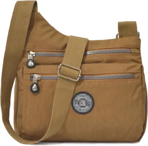STUOYE Nylon Multi-Pocket Crossbody Purse Bags for Women Travel Shoulder Bag