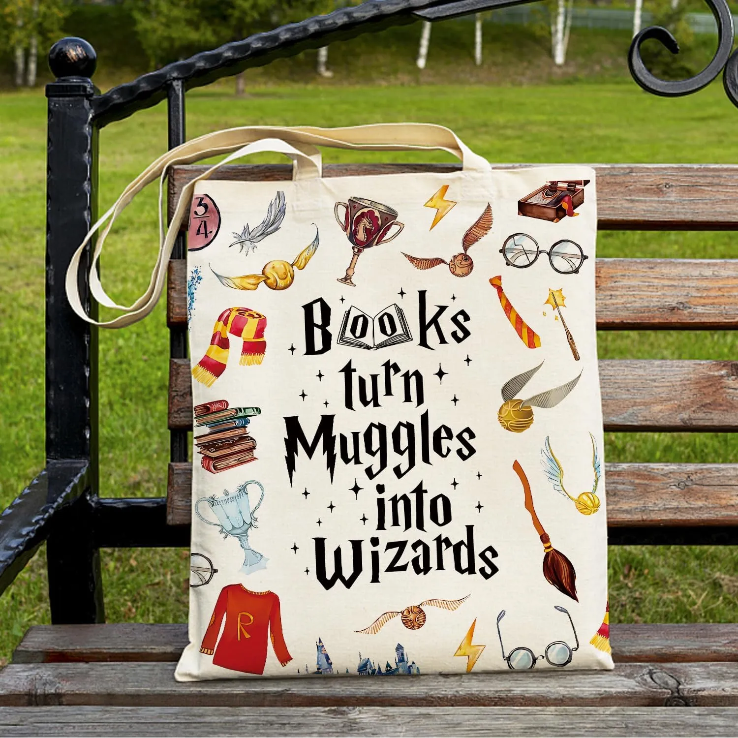 SUNFYCN The Lovers Skeleton Couple Canvas Tote Bag, Book Lovers Librarian Gifts for Women Reusable Grocery Shopping Bag