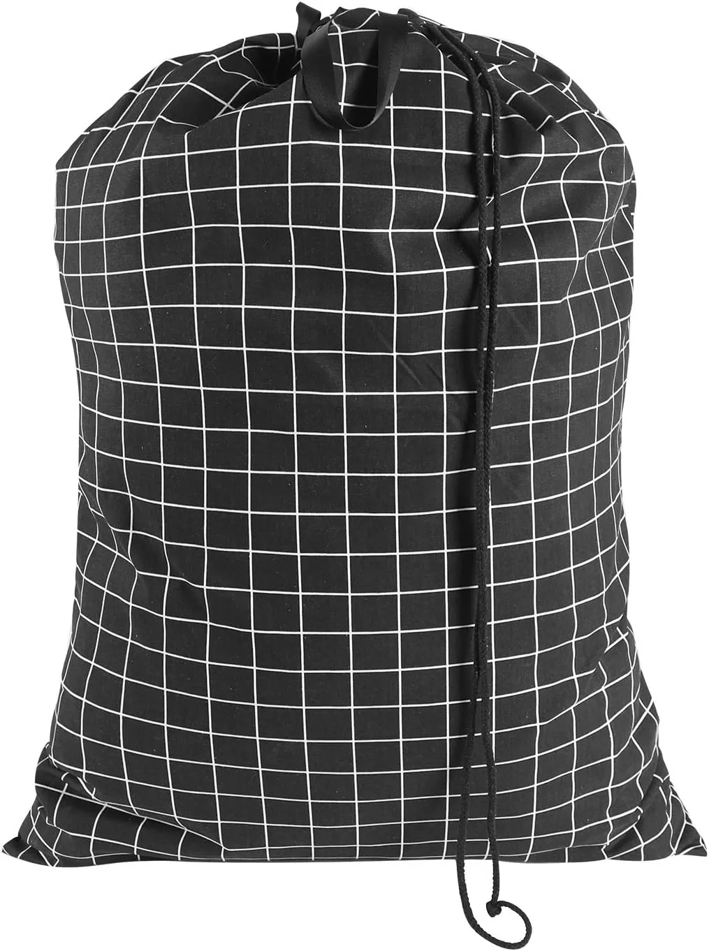 SWISSELITE Heavy Duty Laundry Drawstring Bag with Strap, 28 x 40 Inches Travel Dirty Clothes Bag for Laundromat and Household, 6 Color