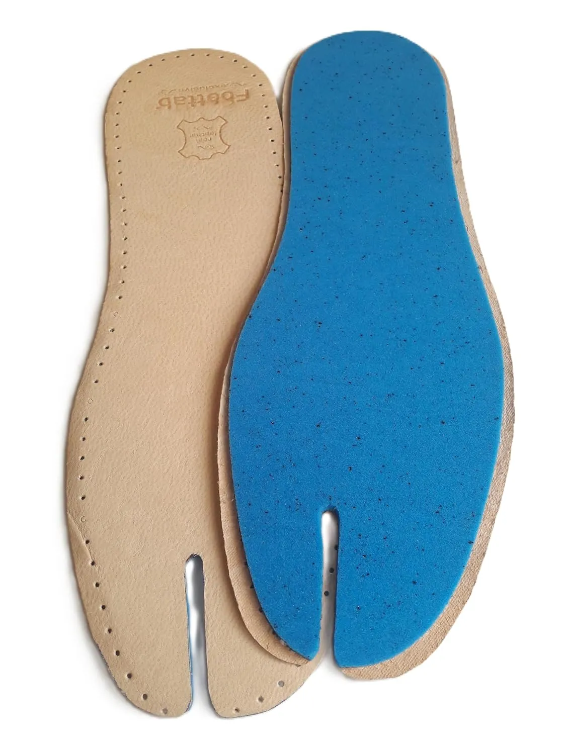 Tabi Leather Insoles for Split-Toe Boots, Traditional Japanese Shoes, Jika Tabi Boots, Tabi Pumps (42(EU))