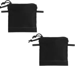 Tactical Multi-Purpose Sub Pouch, MOLLE Admin Tool Organizers Pocket with Fixed Rings Both Sides Inter Webbing, Zipper Closure Bag Chest Rig Hunting Vest Accessories