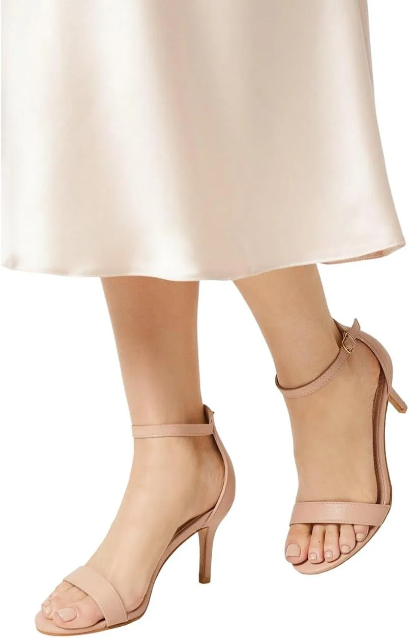 Tasha Barely There Medium Stiletto Heel Sandals