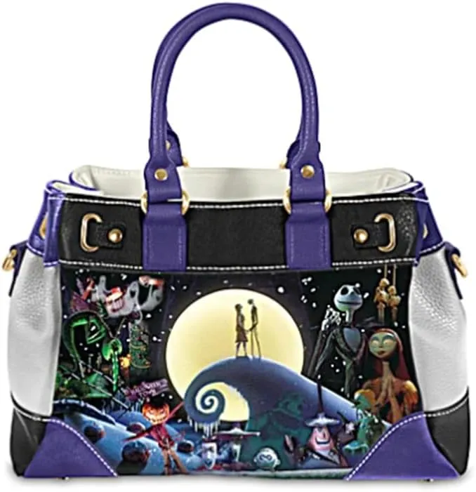 The Nightmare Before Christmas Artistic Faux Leather Handbag
