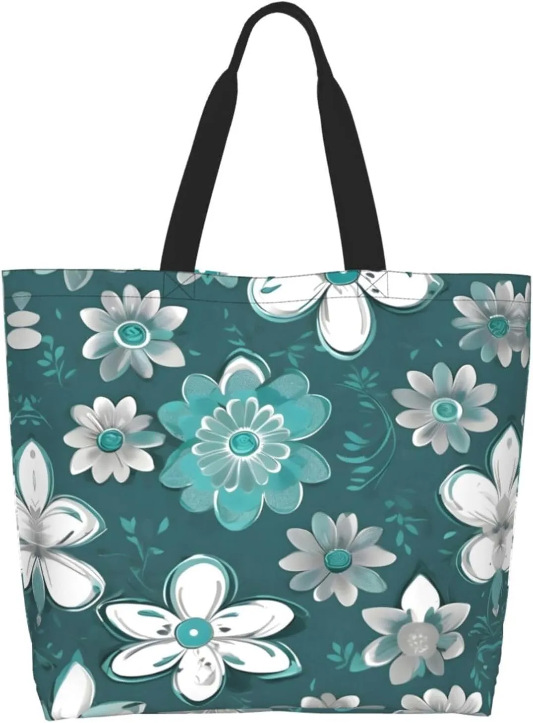 The Underwater World Tropical Fish Women Tote Bag,Casual Tote'S Handbag Big Capacity Shoulder Bag Crossbody Bag