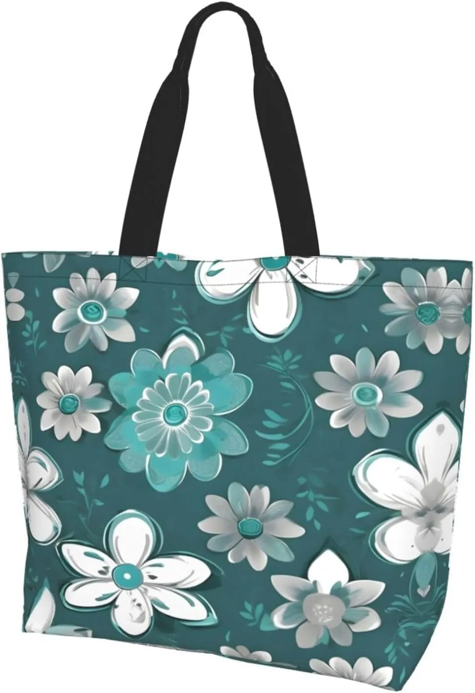 The Underwater World Tropical Fish Women Tote Bag,Casual Tote'S Handbag Big Capacity Shoulder Bag Crossbody Bag