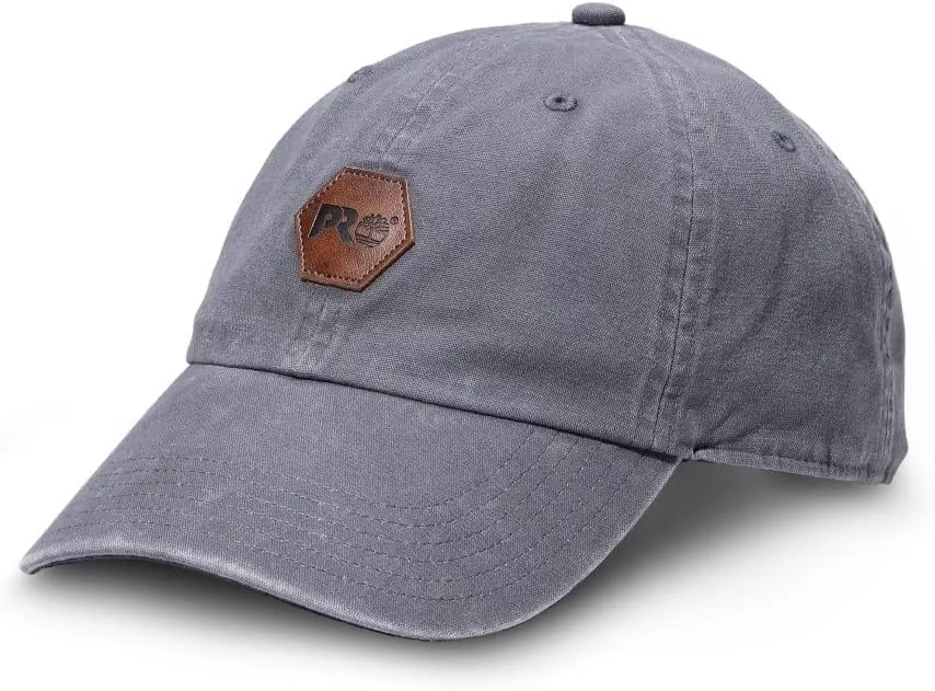 Timberland Unisex Faux Leather Logo Low Profile Cap