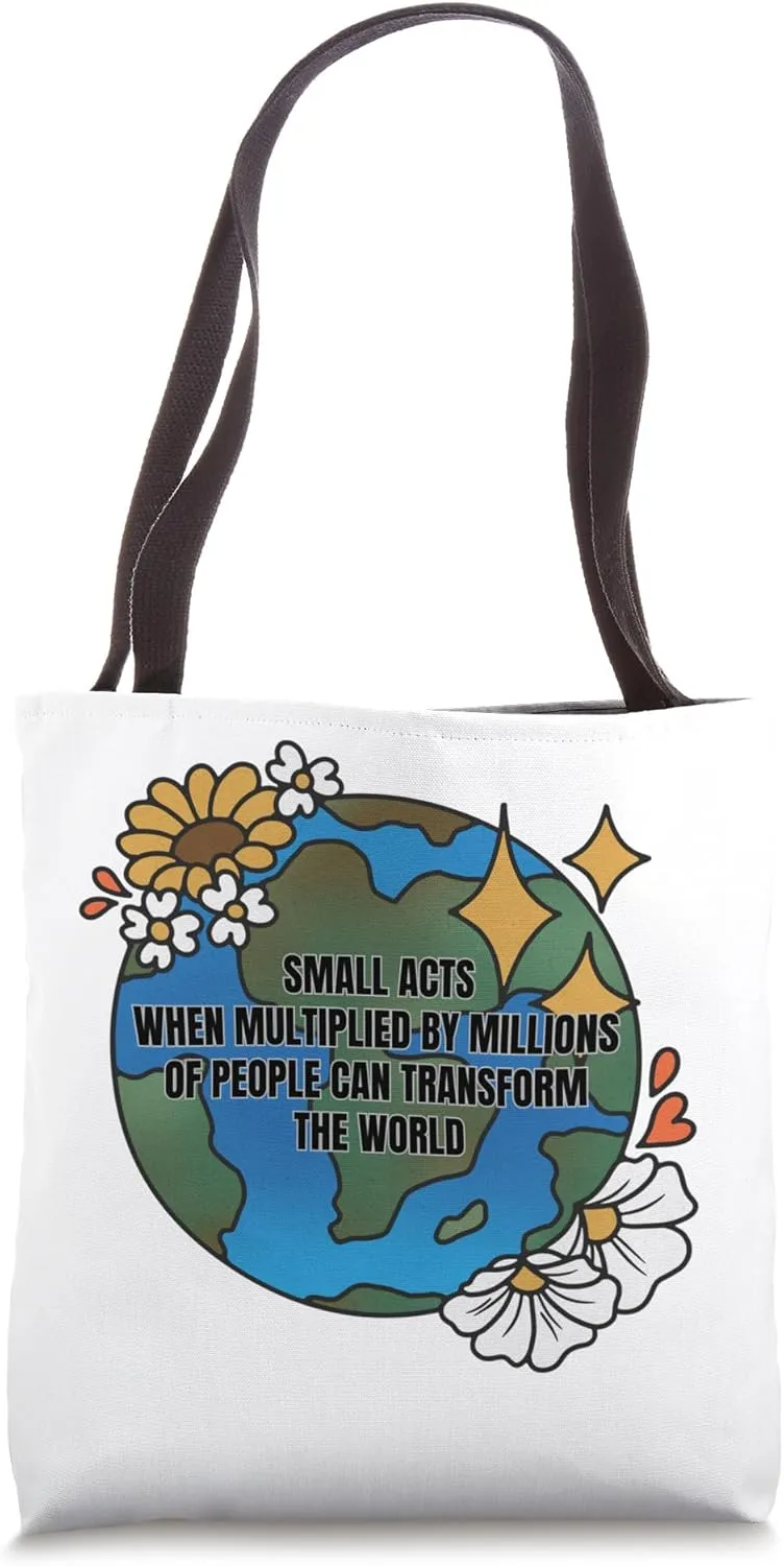 Together We Can Transform The World - Zero Waste Lifestyle Tote Bag