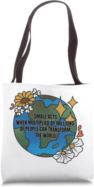 Together We Can Transform The World - Zero Waste Lifestyle Tote Bag
