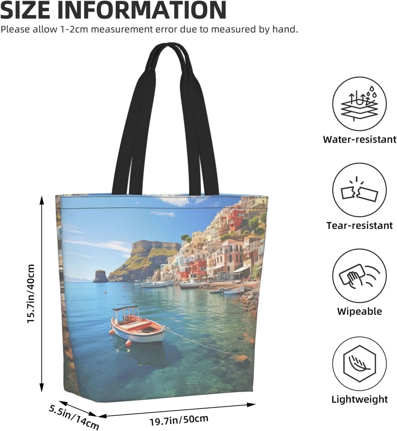 Tote Bag for Women Grocery Bag Reusable Shopping Bag Starry sky butterfly Handbag Foldable Shoulder Bag