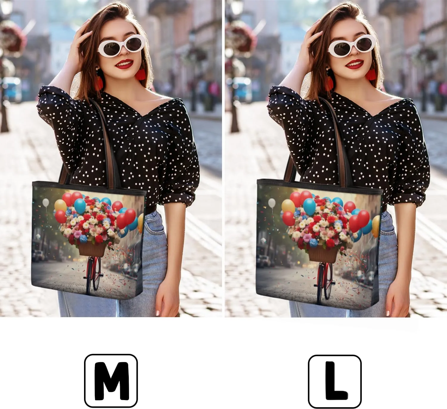Tote Bag for Women with Zipper Large Capacity Top Handle Casual Shoulder Bag Handbag Reusable Shopping
