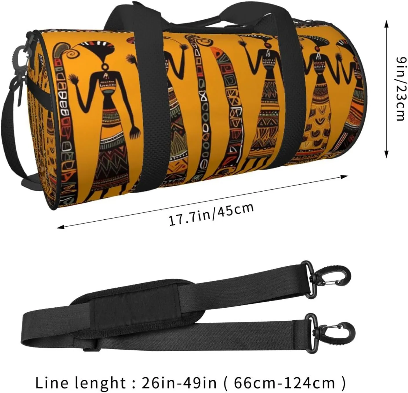 Travel Duffle Bag Weekender Bags For Men Women With Shoe Compartment Large Capacity Weekender Overnight Bag Creative African Culture2 Carry On Tote Bags Sport Gym Bag For Travel Yoga