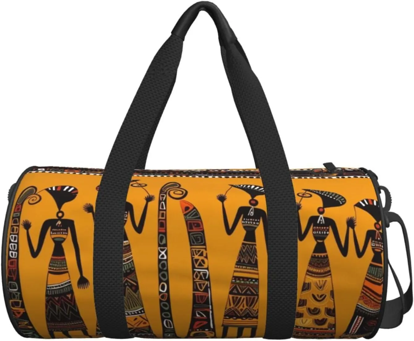 Travel Duffle Bag Weekender Bags For Men Women With Shoe Compartment Large Capacity Weekender Overnight Bag Creative African Culture2 Carry On Tote Bags Sport Gym Bag For Travel Yoga