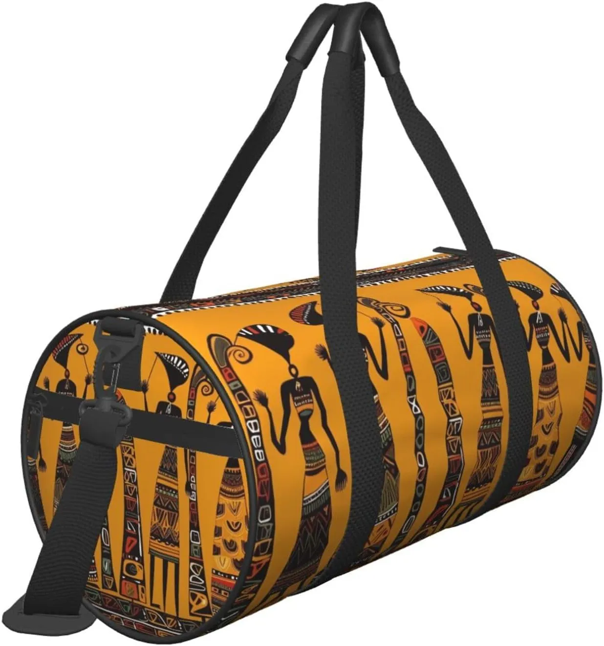 Travel Duffle Bag Weekender Bags For Men Women With Shoe Compartment Large Capacity Weekender Overnight Bag Creative African Culture2 Carry On Tote Bags Sport Gym Bag For Travel Yoga