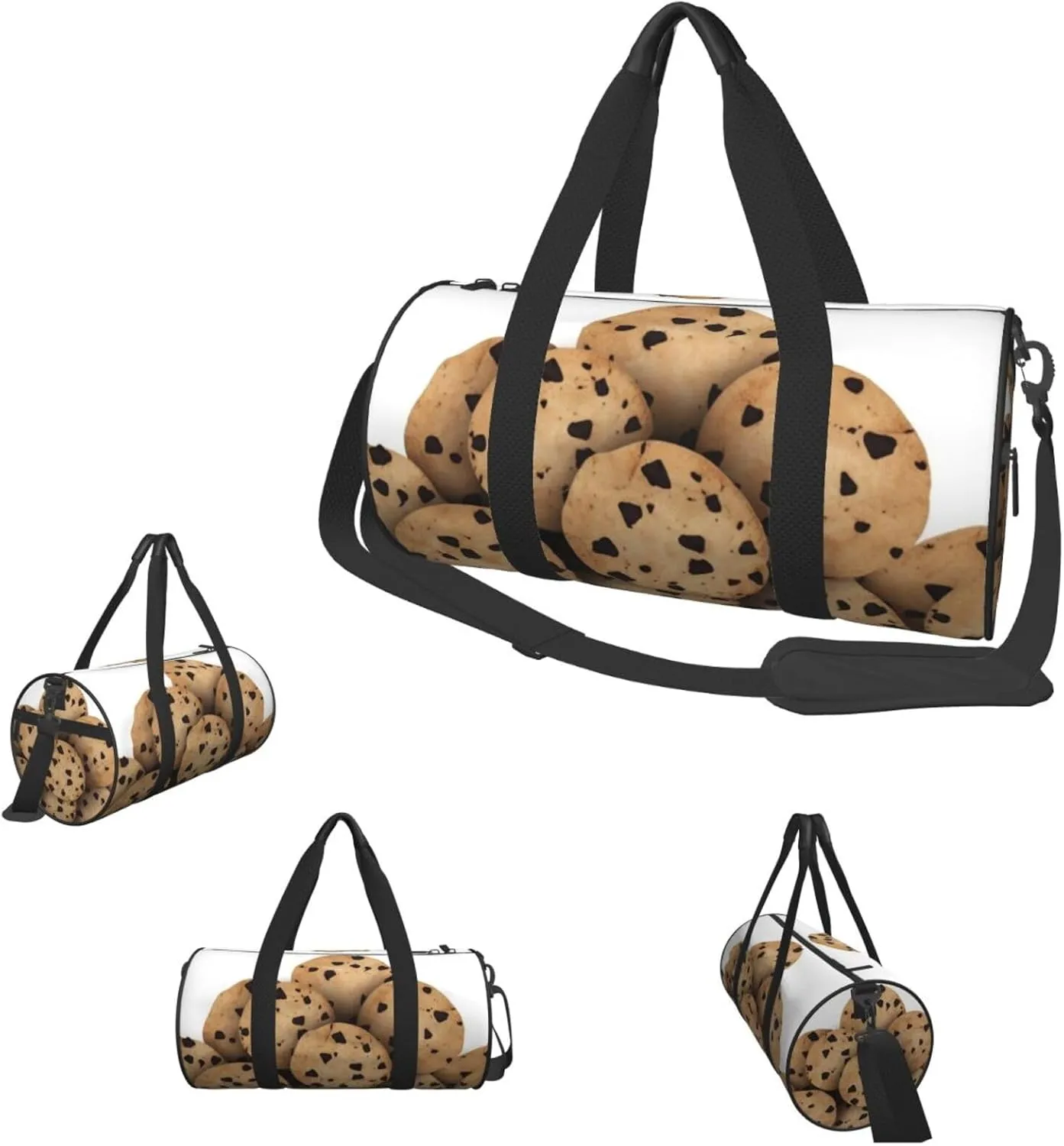 Travel Duffle Bag Weekender Bags For Men Women With Shoe Compartment Large Capacity Weekender Overnight Bag Food Chip Biscuits Carry On Tote Bags Sport Gym Bag For Travel Yoga