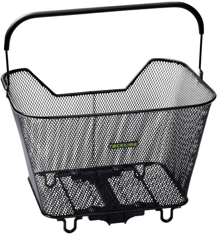 Tubus Unisex - Adult Racktime Baskit System Basket, Black, 42 x 30 x 27 cm