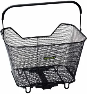 Tubus Unisex - Adult Racktime Baskit System Basket, Black, 42 x 30 x 27 cm