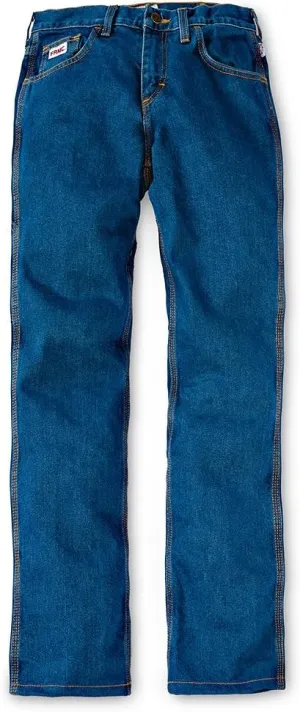 Tyndale Women's Relaxed Fit FR Denim Jeans 10W-34L Denim