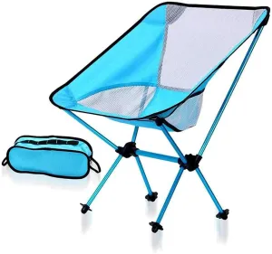 Ultralight Camping Chair Outdoor Camping, with Storage Bag Beach Chairs Folding Lightweight Support Capacity 330 Lb, for Adult Travel, Picnic, Outdoor Barbecue,
