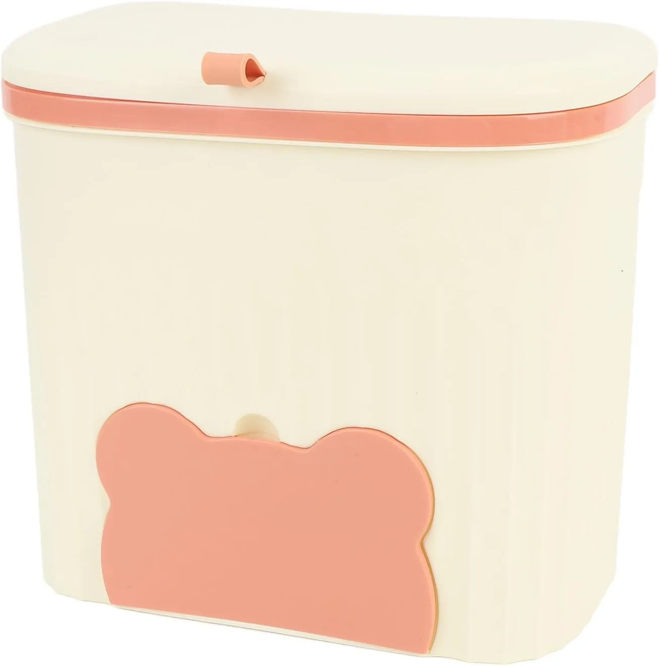 Under Sink Trash Can Large Capacity Wall Mountable Space Saving Hanging Garbage Bin with Lid for Kitchen Bathroom