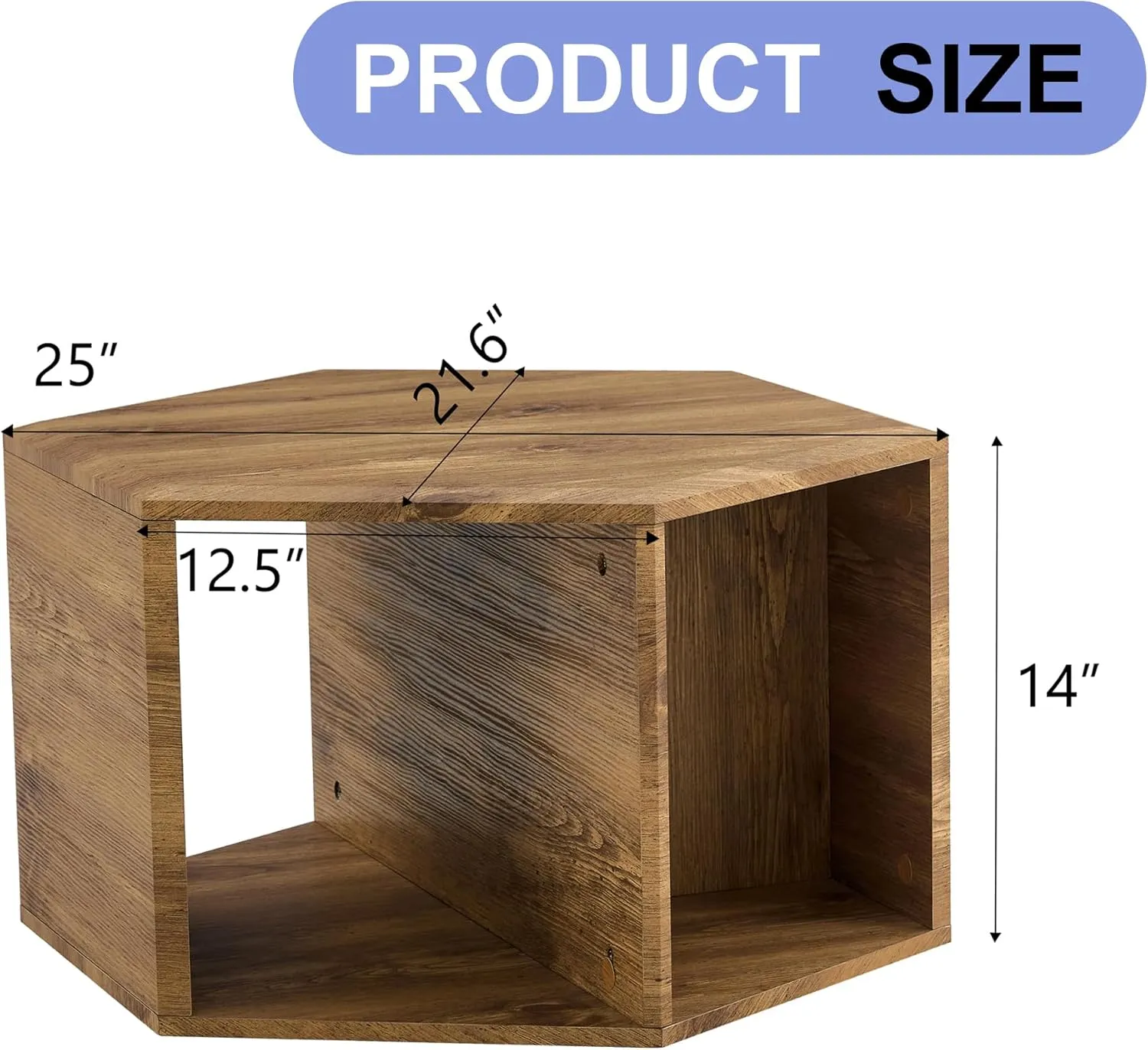 Unique Coffee Table for Home, Noguchi Coffee Table with Storage Space Characteristic Pattern Stickers Multi-Hole Simple and Convenient Design Natural Wood Desk for Living Roon (Wood 1  MDF)