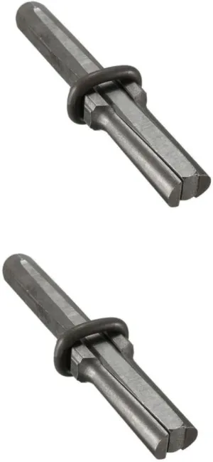 Uonlytech 2 Pcs Rock Splitting Wedge Stone Splitting Tool Stone Wedge Hand Tool High Strength Alloy Steel