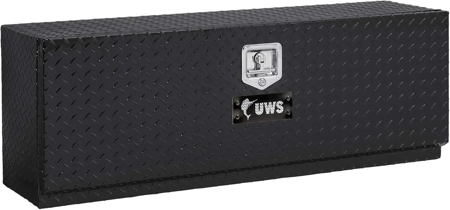 UWS EC40012 48-Inch Gloss Black Heavy-Wall Aluminum Single-Door Topside Tool Box