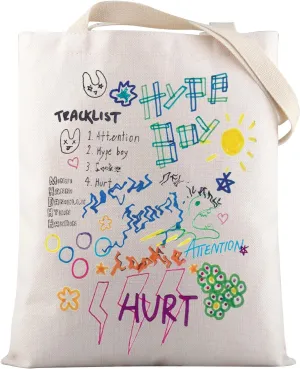 VAMSII Kpop Album Merch Singer Fan Tote Bag Kpop Merchandise Kpop Member Fans Gifts K-POP Music Lover Merch