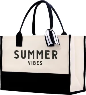 VANESSA ROSELLA Beach Tote Bag Large - Chic Tote Bag for Pool Gym Travel Cruise Picnic Road Trip