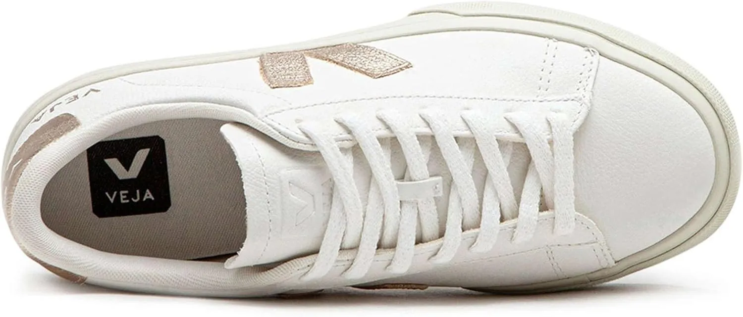 Veja Mens Campo Chromefree Leather Trainers