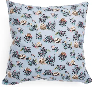 Vera Bradley Women's Cotton Decorative Throw Pillow Cover With Hypoallergenic Insert, Hedgehog Wild - Recycled Cotton, One Size