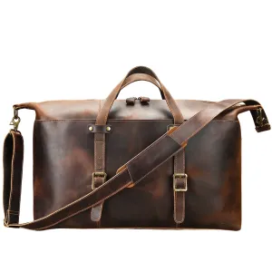 Vintage-Inspired Leather Weekender | OSLO