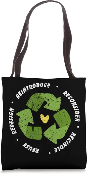 Vintage Redesign Reintroduce Reconsider Rekindle Retro Men Tote Bag