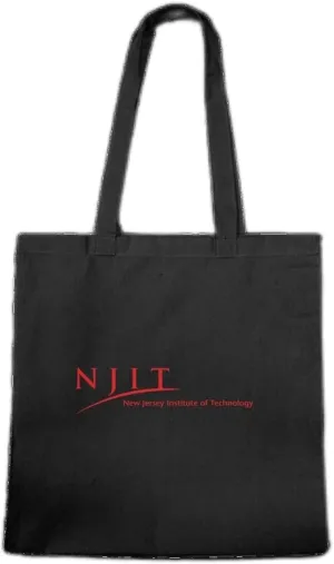 W Republic 1101-555-BLK Jersey Institute of Technology Highlanders Institutional Tote Bag Black - One Size