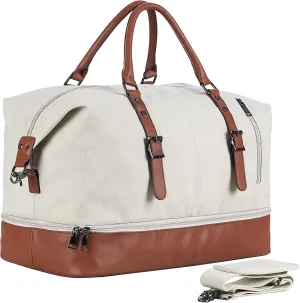 Weekender Overnight Bag Carry On Bag Travel Bag with Shoe Pouch