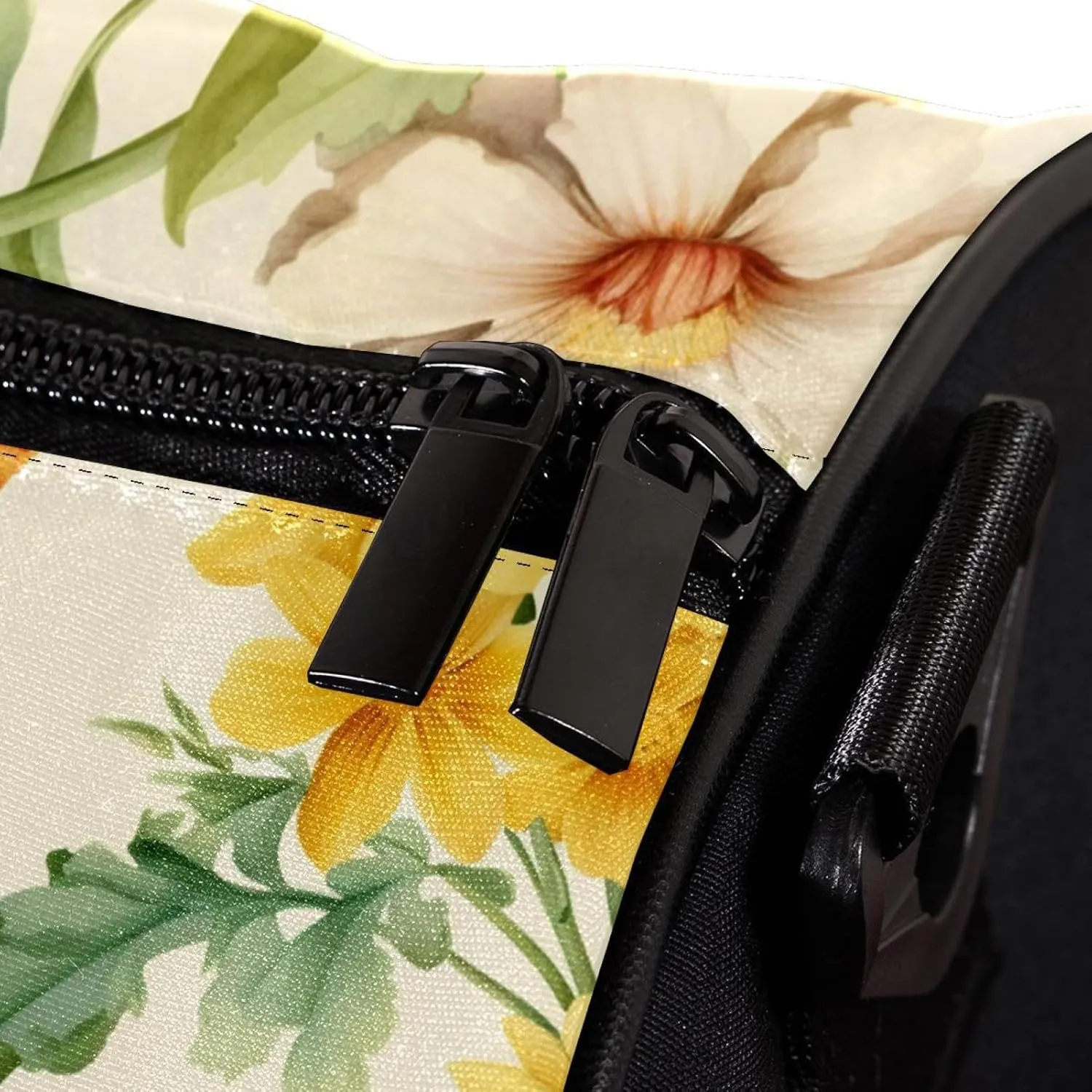 Weekender Travel Bag,Small Gym Bag,Colorful Floral Sunflower Plant,Gym Duffle Bag