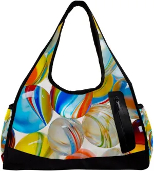 Weekender Travel Bag,Small Gym Bag,Crystal Glass Decorative Candy,Gym Duffle Bag