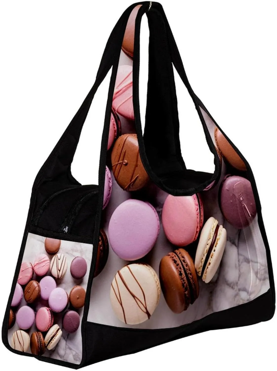Weekender Travel Bag,Small Gym Bag,Dessert Cake and Marble,Gym Duffle Bag
