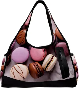 Weekender Travel Bag,Small Gym Bag,Dessert Cake and Marble,Gym Duffle Bag