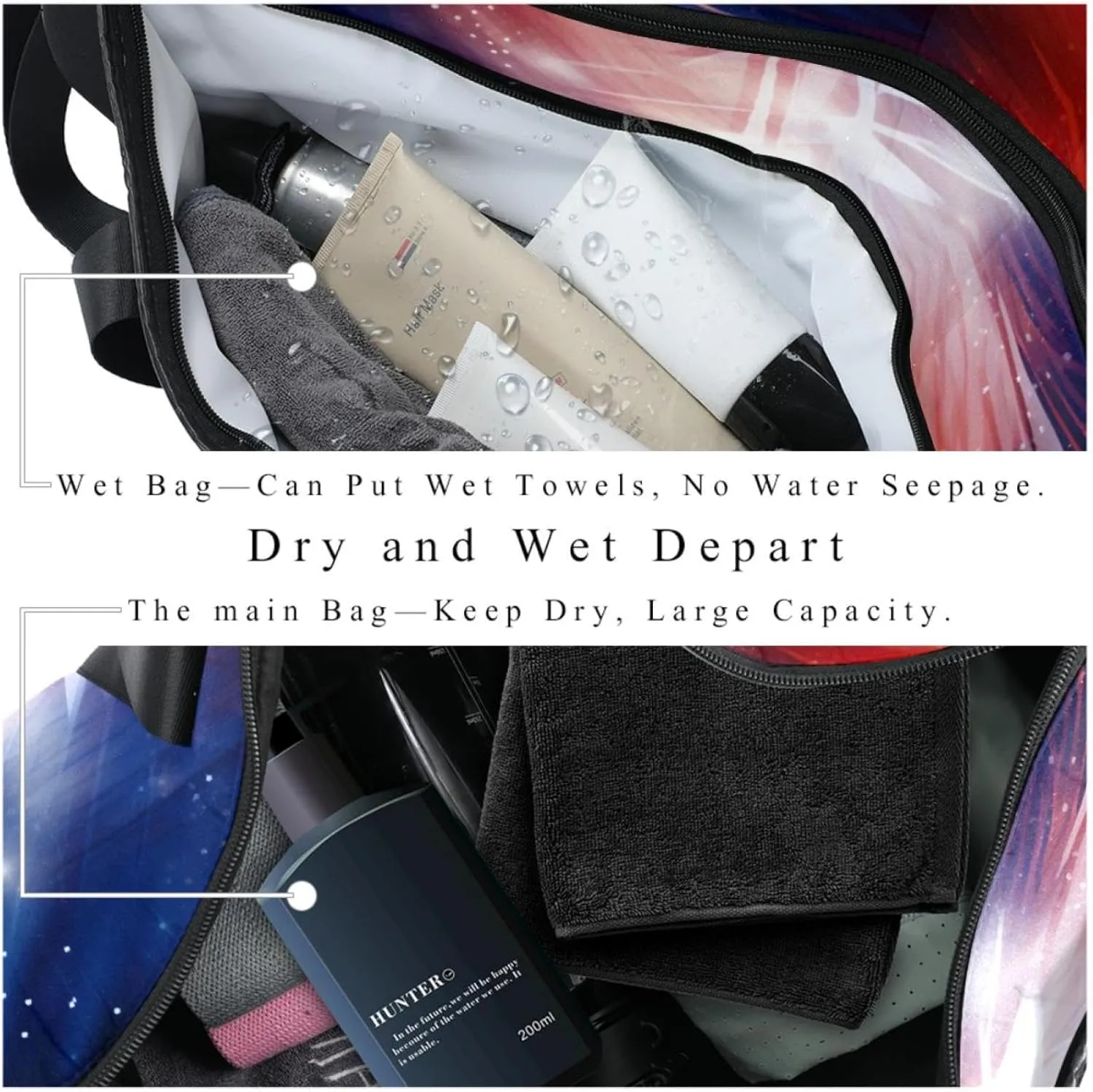Weekender Travel Bag,Small Gym Bag,Fireworks American Stars Celebrate,Gym Duffle Bag