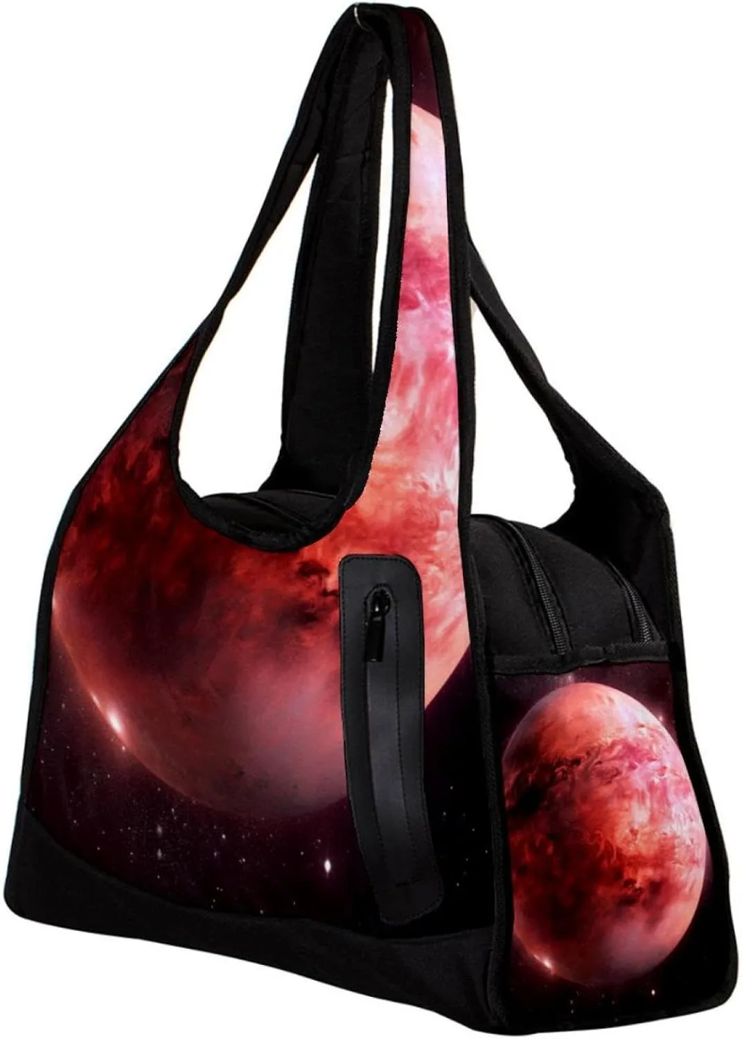 Weekender Travel Bag,Small Gym Bag,Universe Space Planet Galaxy,Gym Duffle Bag