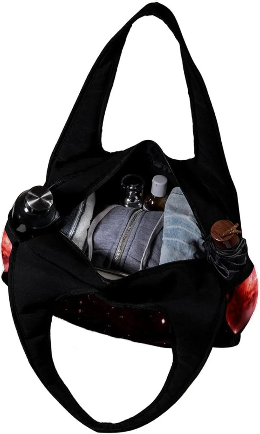 Weekender Travel Bag,Small Gym Bag,Universe Space Planet Galaxy,Gym Duffle Bag