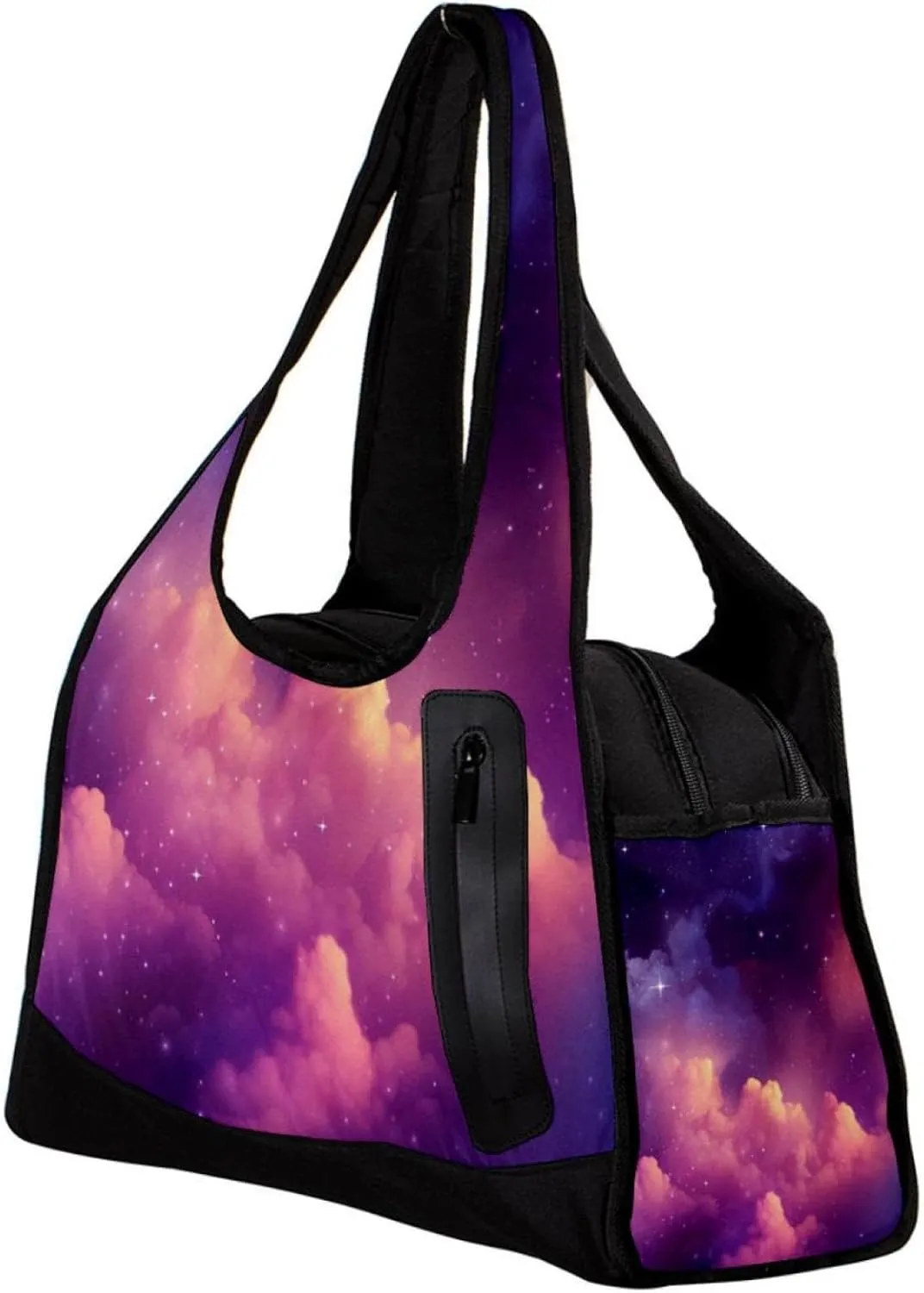 Weekender Travel Bag,Small Gym Bag,Universe Stars Galaxy,Gym Duffle Bag