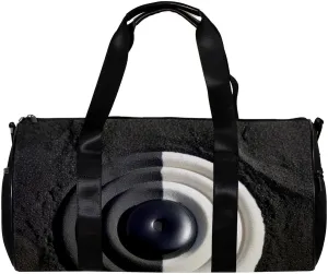 Weekender Travel Bag,Small Gym Bag,Ying Yang Gossip,Gym Duffle Bag