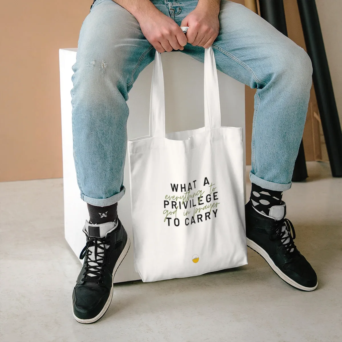 What a Privilege to Carry Everything to God in Prayer Tote Bag, What a Friend we have in Jesus Hymn Bag