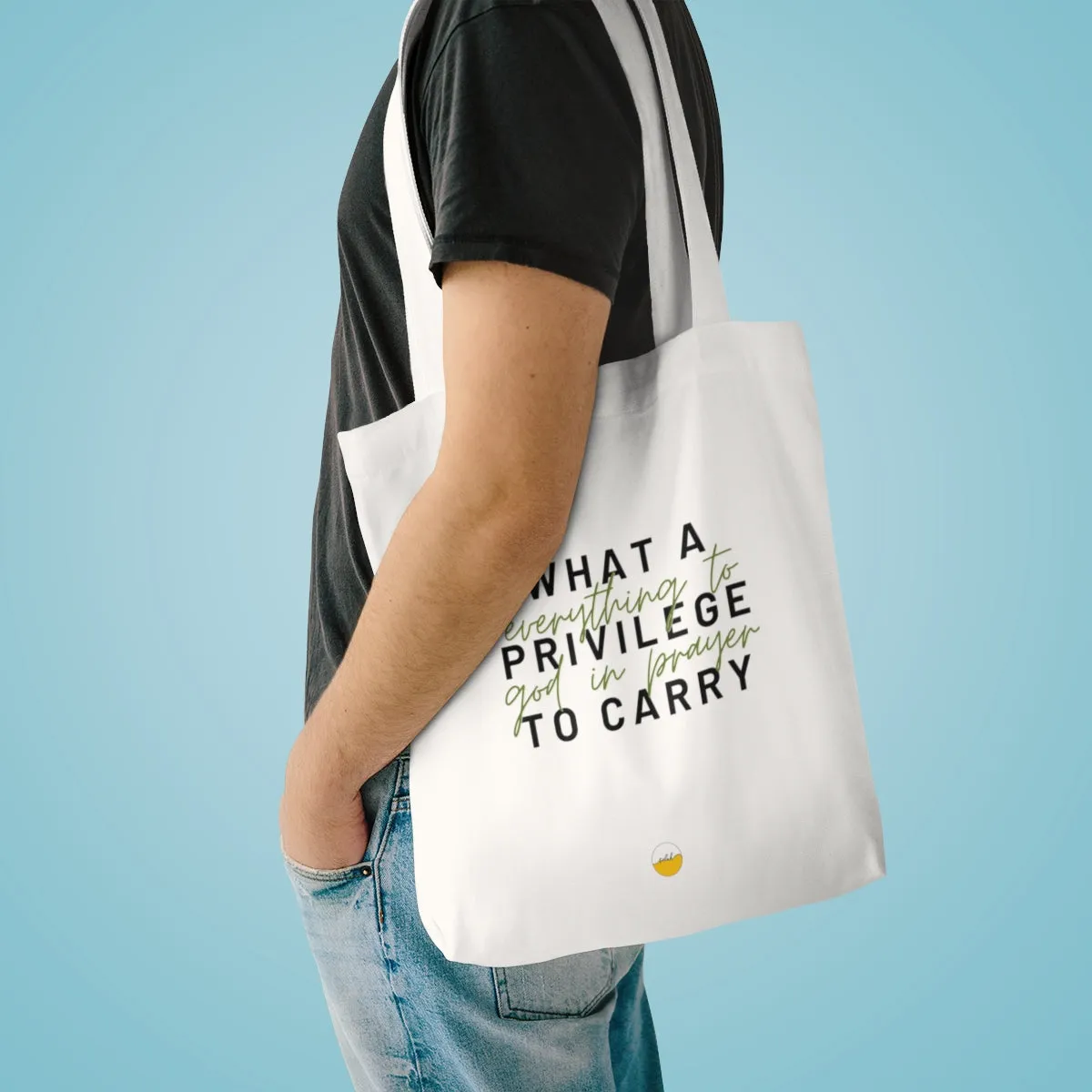 What a Privilege to Carry Everything to God in Prayer Tote Bag, What a Friend we have in Jesus Hymn Bag