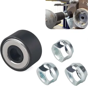 Wheel Stud Installer Tool, Iron Lug Stud Installer Tool with 3/4" Hex Wheel Lug Nuts, M12x1.25 M12x1.5 M14x1.5 Tire Stud Tool, Universal Stud Puller Set for Cars and Light-Duty Trucks (Black)